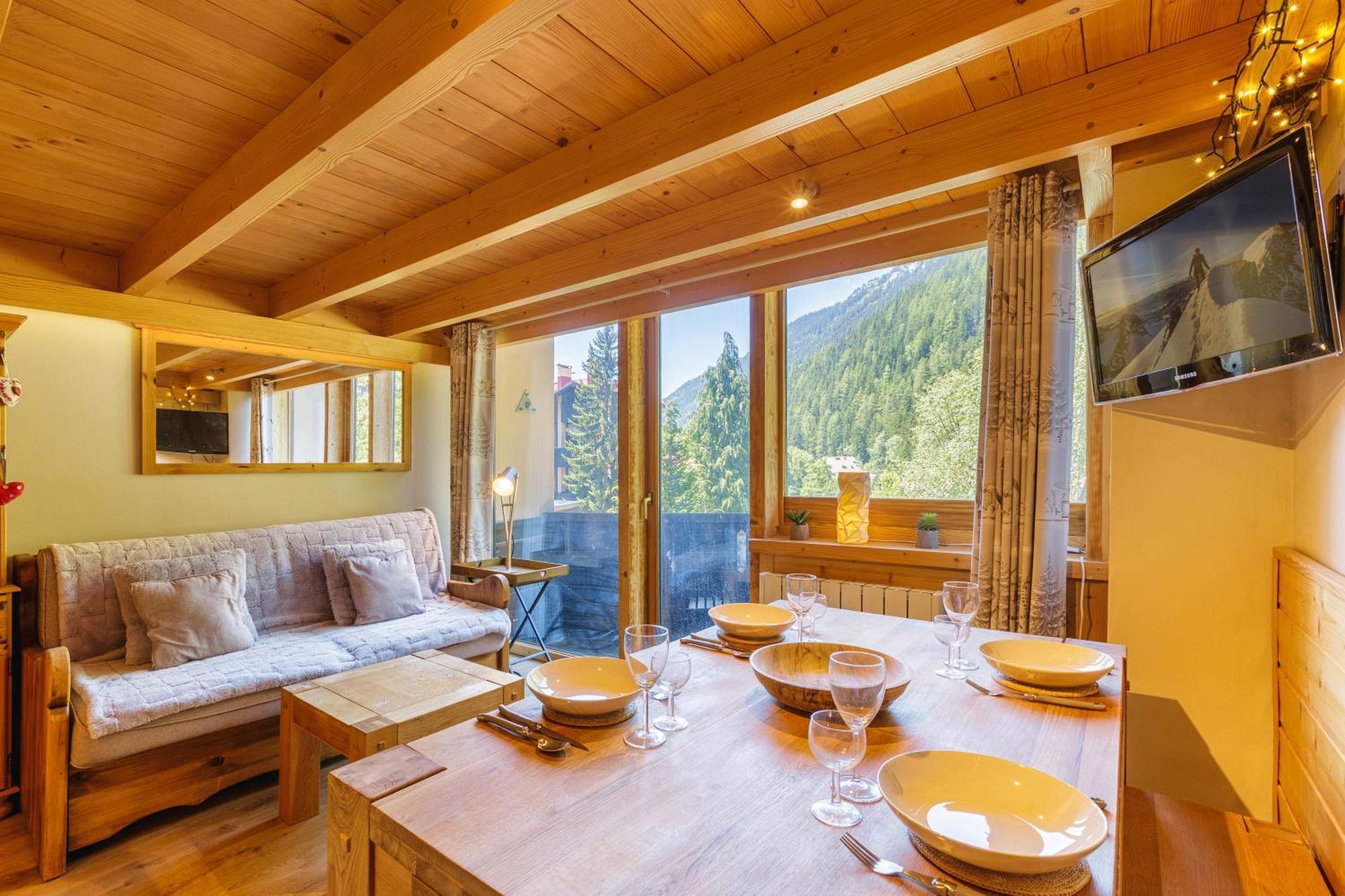 Residence Grand Roc - Campanules 202 - Happy Rentals Шамони Экстерьер фото
